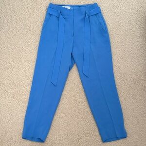 Blue Belted Pants